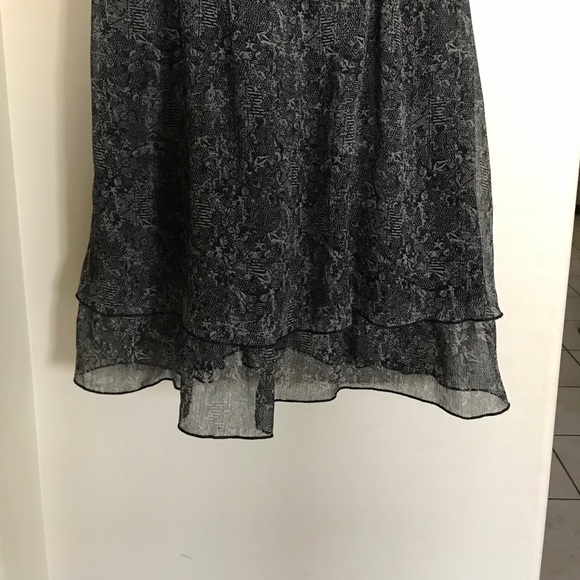 Volcom Last Call Party Dress gray black Lace M - Picture 6 of 8